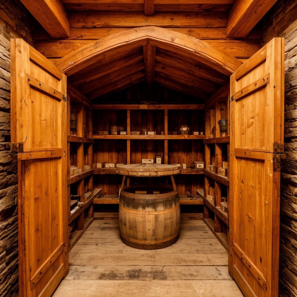погреб в доме 