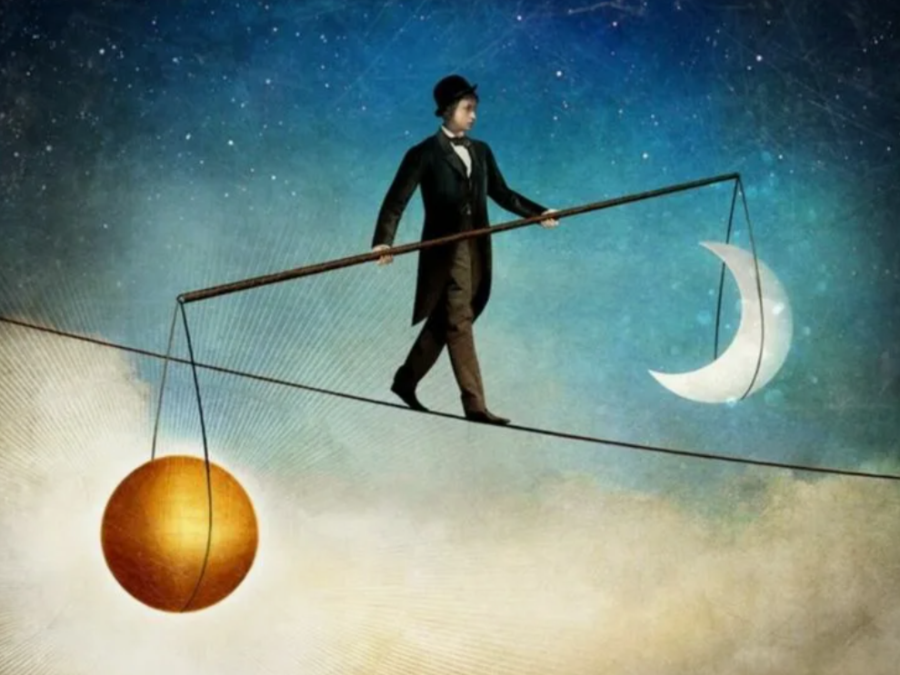 внутреннее равновесие можно не только рассчитать, но и узнать из гороскопа - в каких отношениях у вас душа и эго