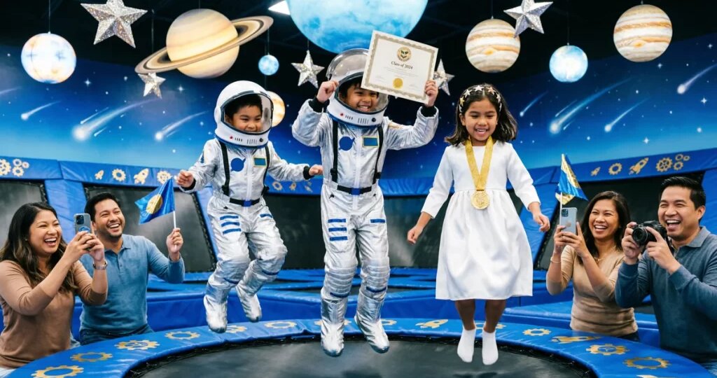 «Сценарий выпускного в детском саду 2026: почему батуты и космос работают лучше, чем клоуны и стихи»