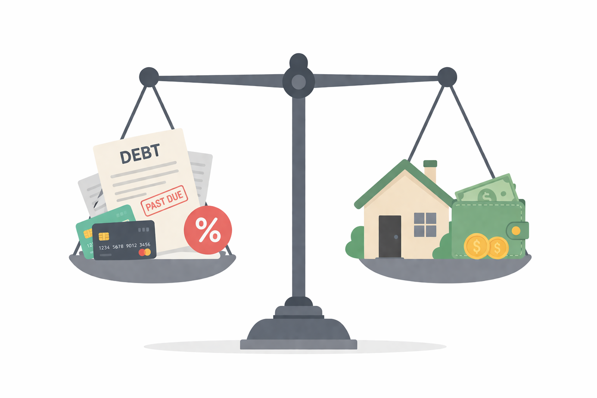 Взвешиваем риски: долги vs имущество. Когда банкротство оправдано, а когда — нет.

