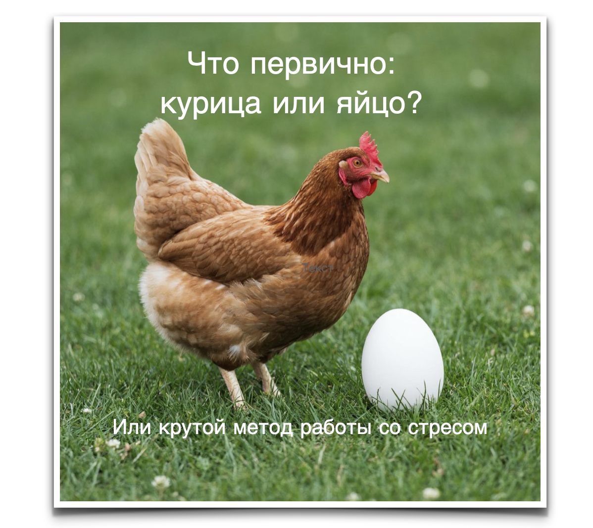 Философский вопрос...