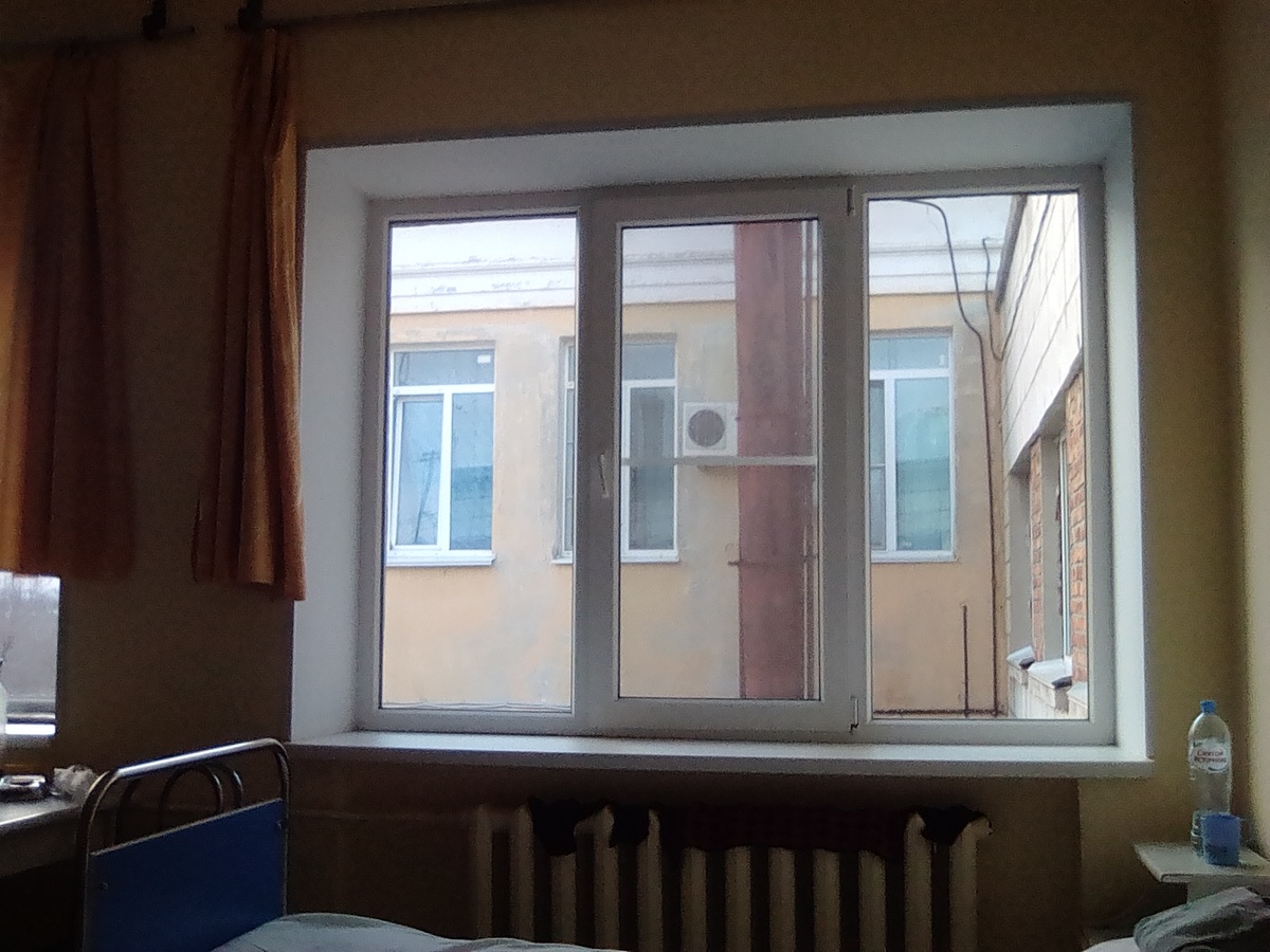 Палата в отделении патологии беременности волгоградского роддома №2, март 2019