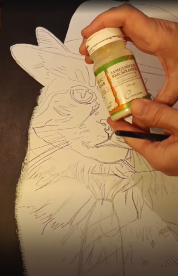 Замедлитель высыхания для акриловых красок