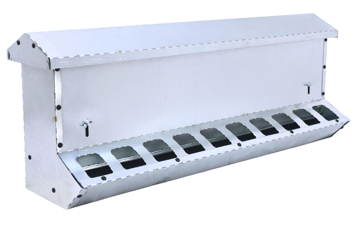 Кормушка односторонняя, 10 окошек