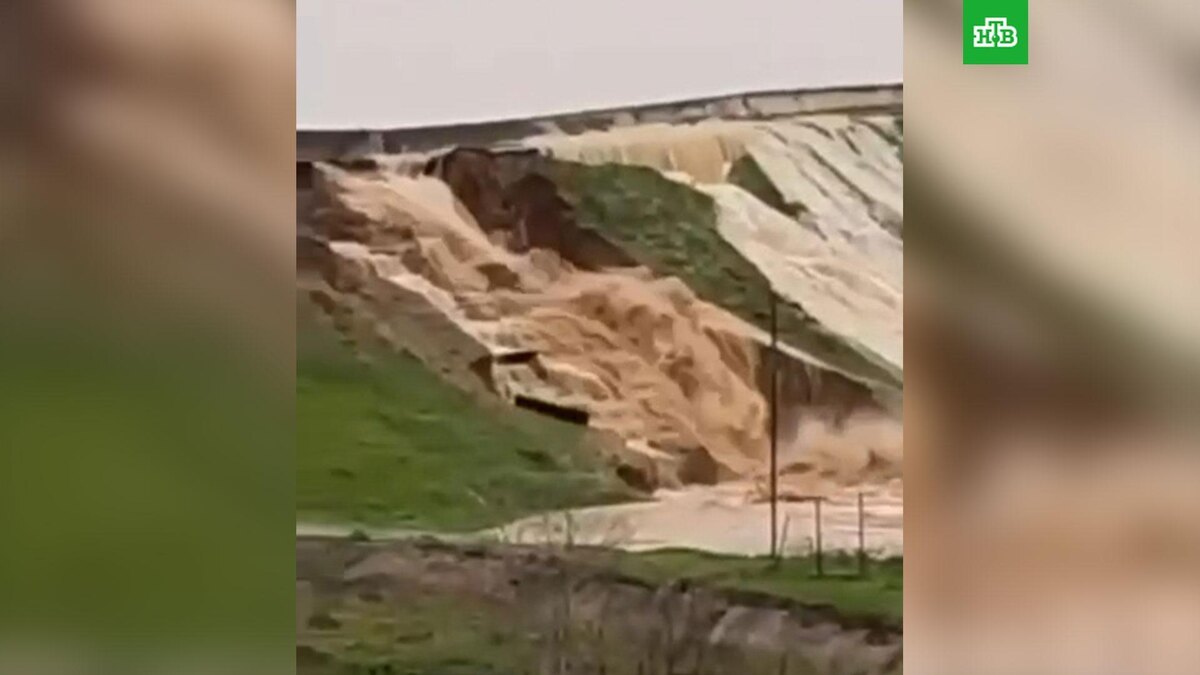    В Дагестане прорвало дамбу Геджухского водохранилища