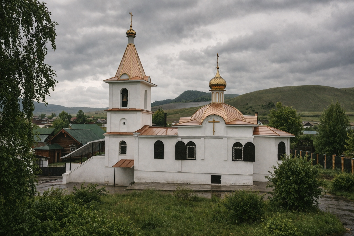 Главное здание - церковь Воздвижения Креста Господня