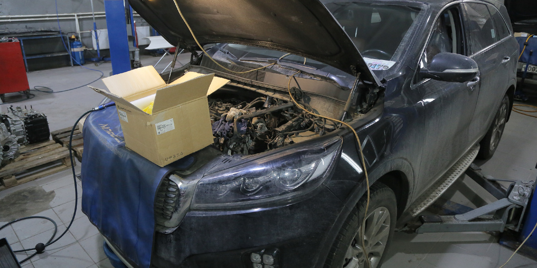 Ремонт двигателя Kia Sorento Prime: обслуживание впуска и замена цепи ГРМ на пробеге 320 000 км. Опыт OEM-ZAP