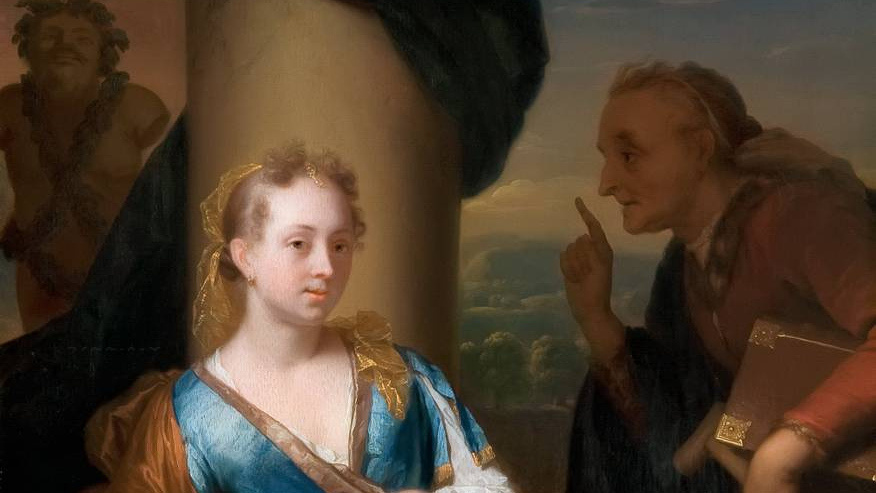     Годфрид Схалкен. Бесполезное моральное назидание. 1685