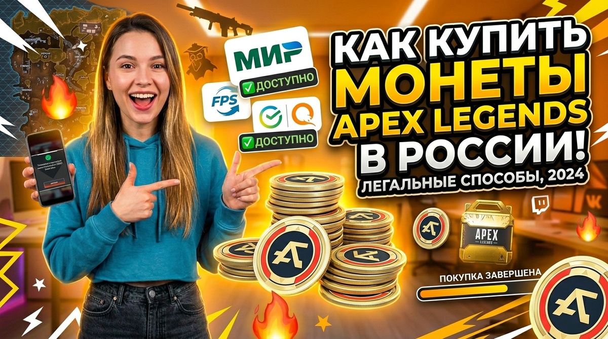 Покупка монет Apex Legends в России