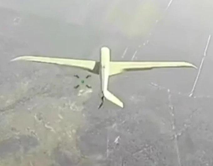 Фото: уничтожение БПЛА «Шарк». Министерство обороны РФ