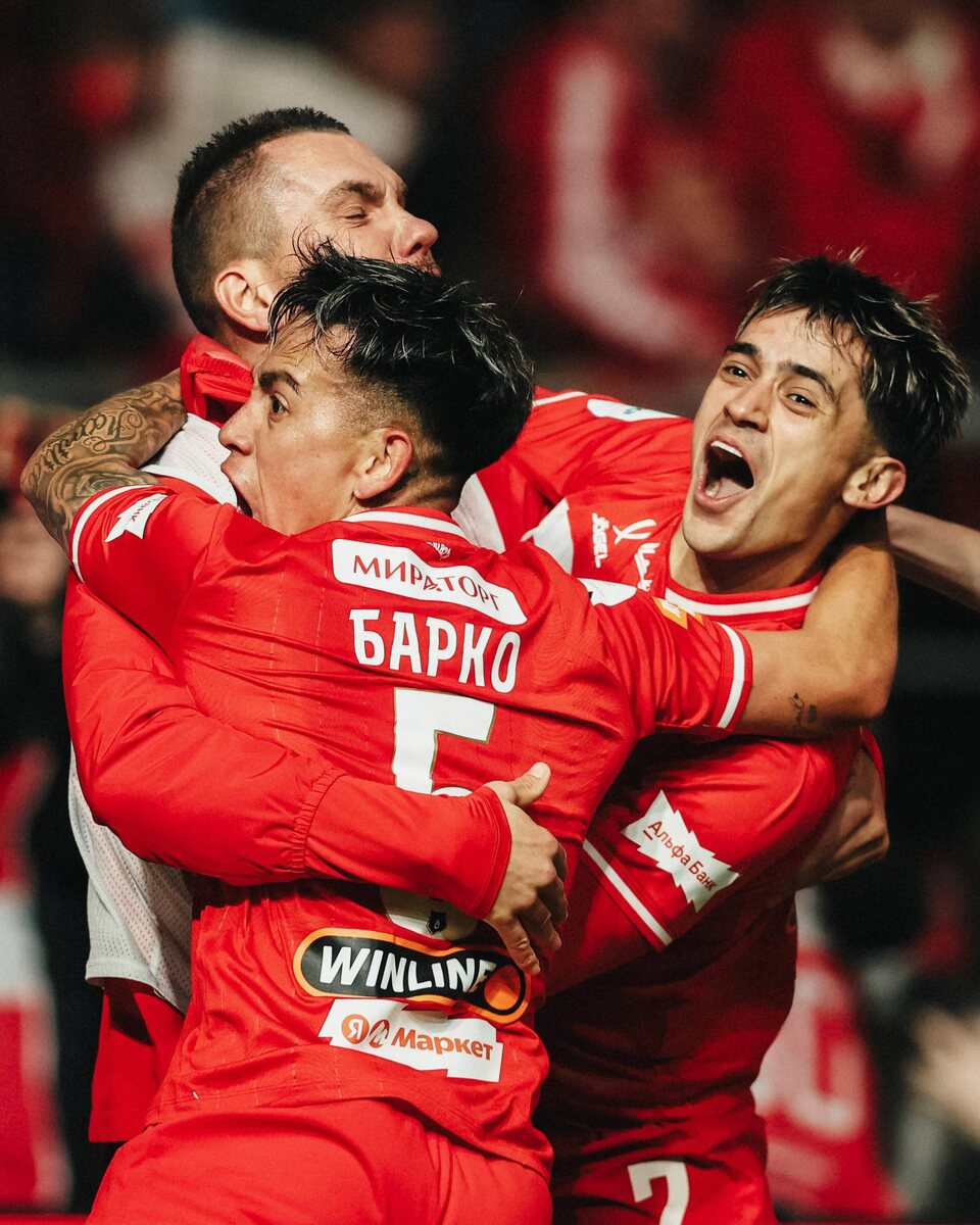 "Спартак" победил "Локо" в центральном матче 23 тура