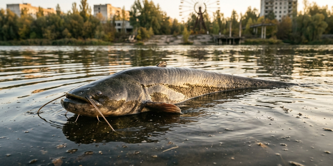 Сомы в Чернобыле вырастают до 3 метров: мутация ни при чём, причина проще