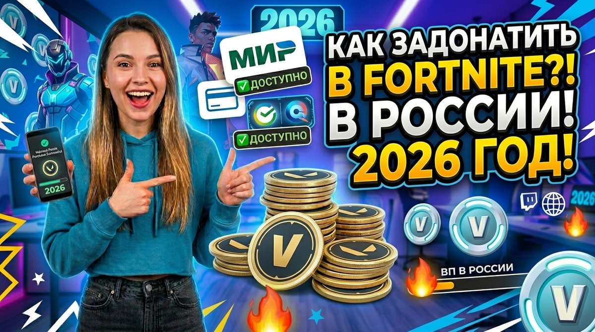 Пополнение Фортнайт в 2026 году