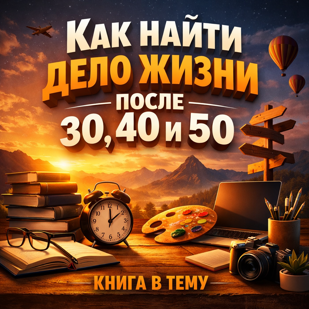 Как найти дело жизни в зрелом возрасте: пошаговое руководство после 30, 40 и 50 лет