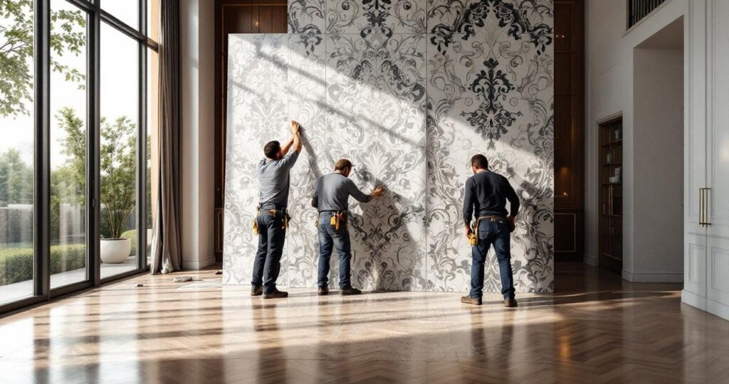 Широкоформатный керамогранит: особенности и преимущества