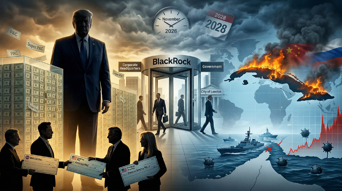 Часть цифр и фактов (объёмы super PAC, списки доноров) приведены по данным FEC и OpenSecrets за 2024–2025 годы. События апреля 2026 года (удары по Ирану, ультиматум, освобождение заключённых на Кубе) — по сводкам Reuters, FT и Associated Press за период 1–6 апреля 2026 года. Статья не содержит вымышленных данных.