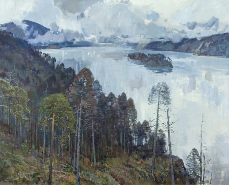 Тойво Ряннель. «Енисей. Осиновский створ». 1974