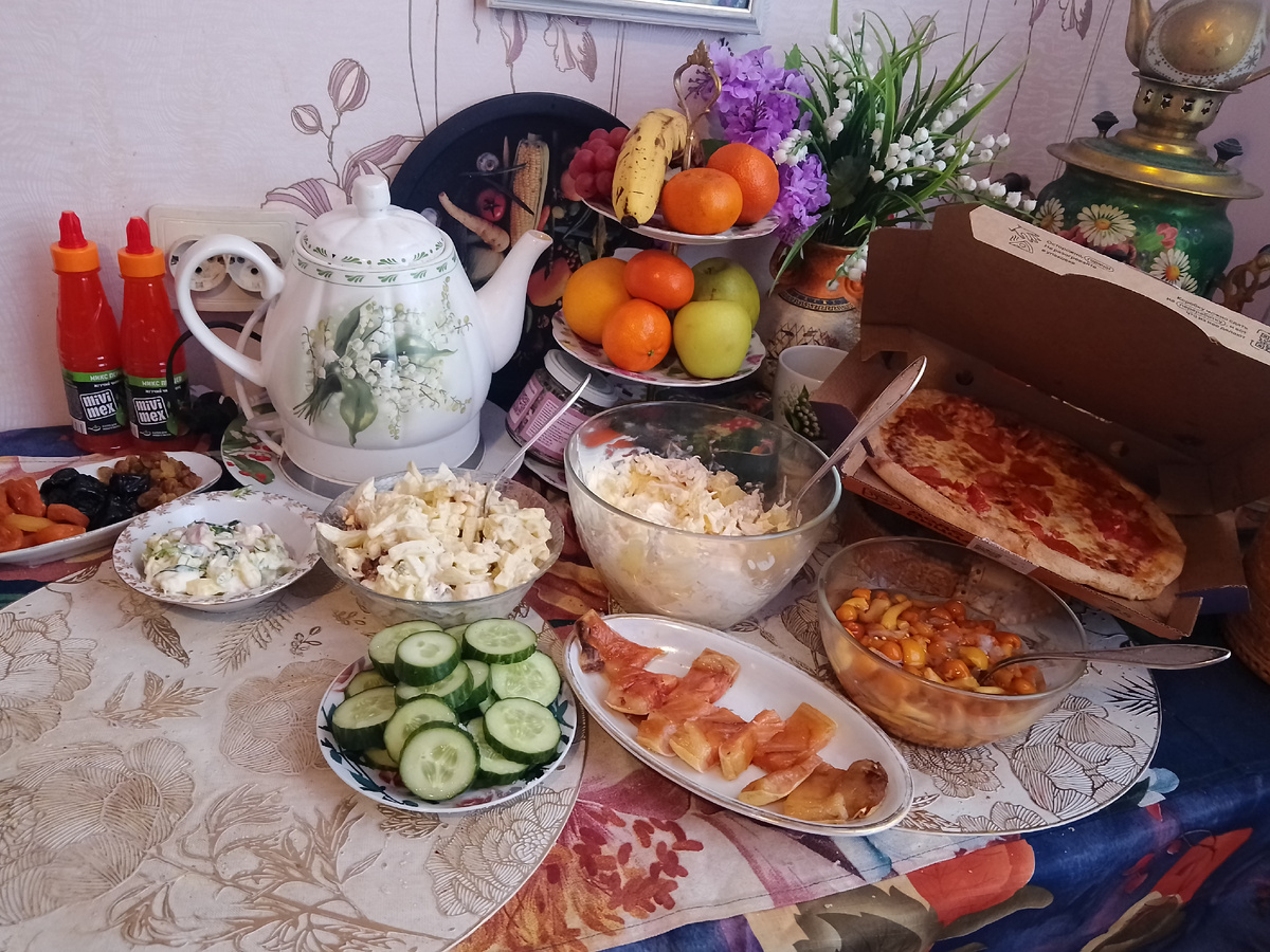 Фото автора, приготовила салатики
