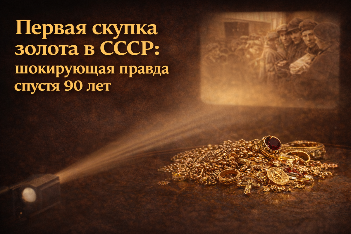 Первая скупка золота в СССР: шокирующая правда спустя 90 лет