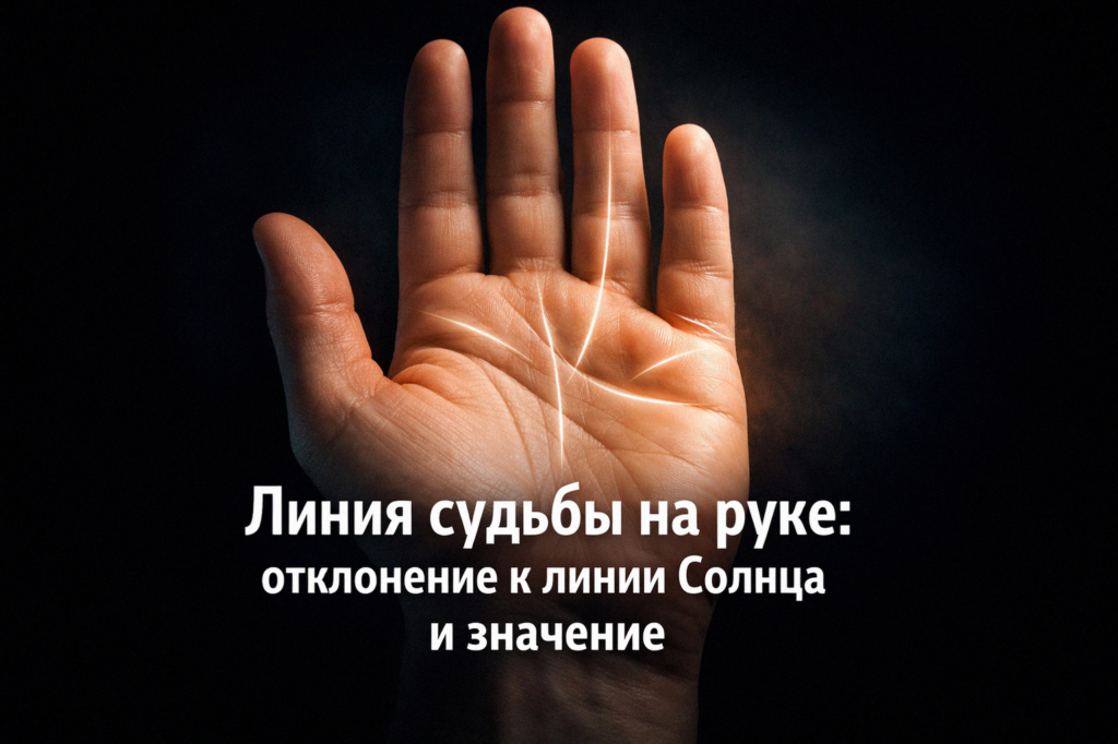    Линия судьбы и ее значение в хиромантии admin