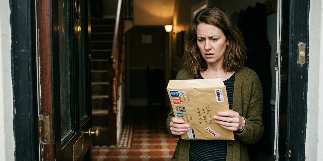 Соседка попросила принять посылку, пока она в отъезде. Курьер привёз не коробку, а нотариальный конверт с моим именем внутри