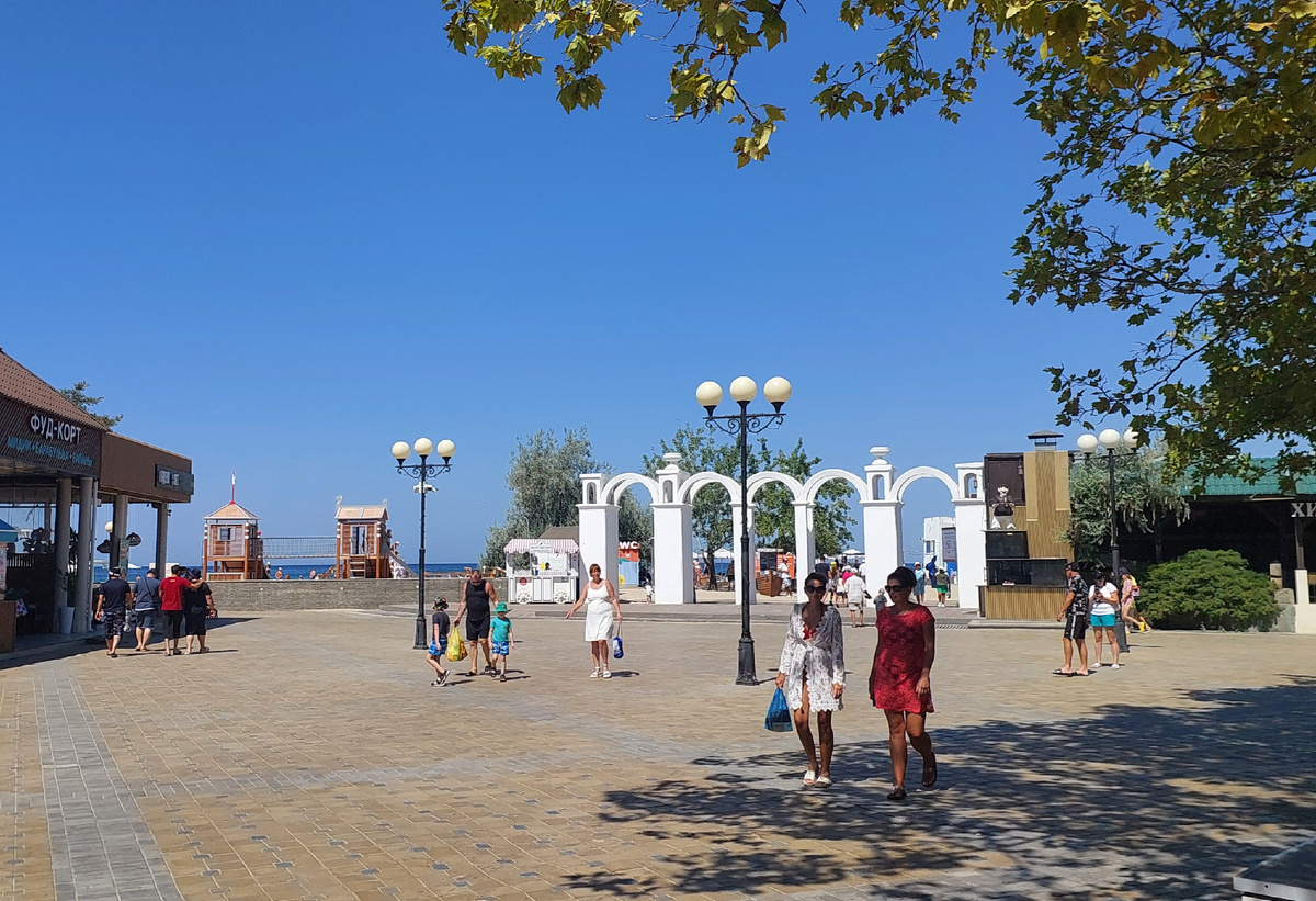 Анапа, вход на центральный пляж