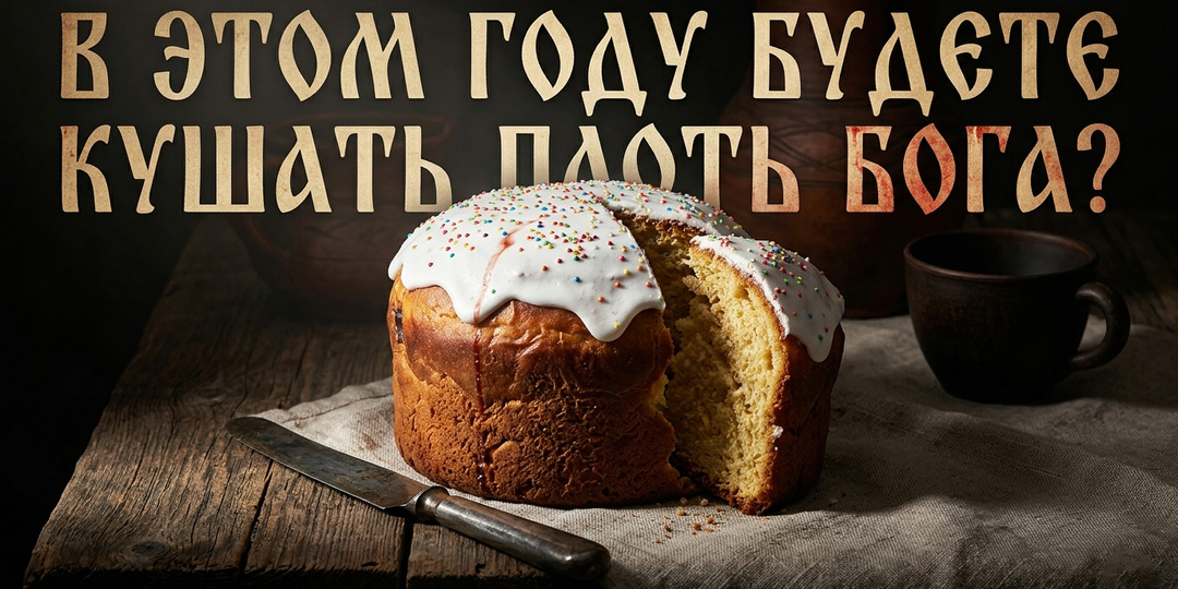 Будете кушать плоть Бога?