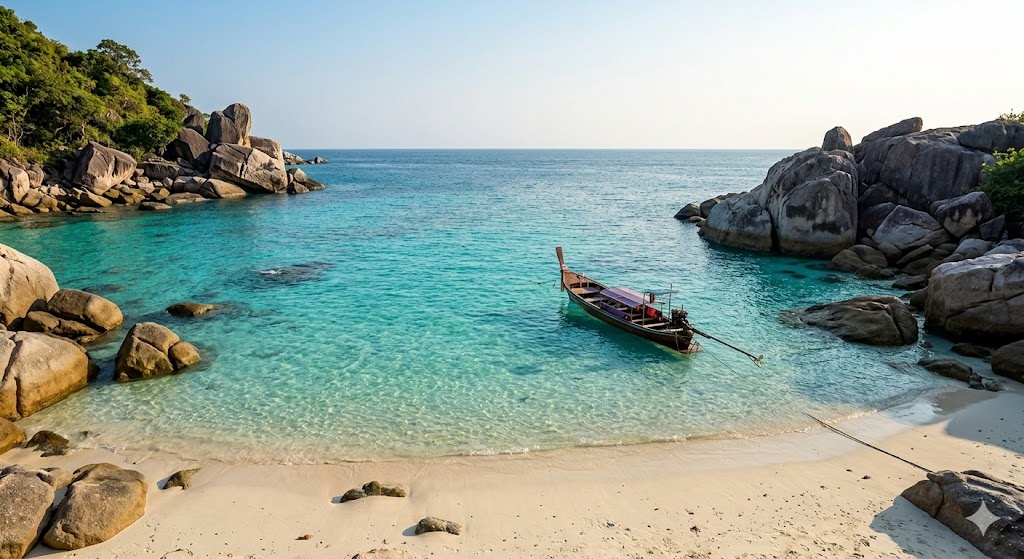 Умиротворение и предсказуемость: бухта Рача Яй, где цена изоляции измеряется в абсолютном спокойствии.