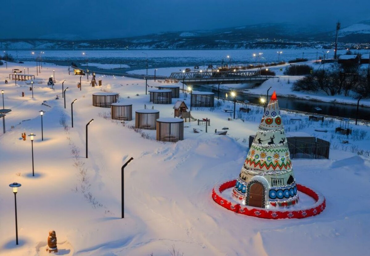   Парк “Дюкча” зимой / Фото: Юлия Егорова