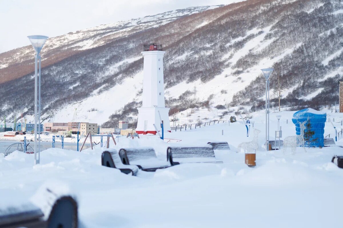   Парк “Маяк” зимой / Фото: Иван Сагинбаев, “МП”
