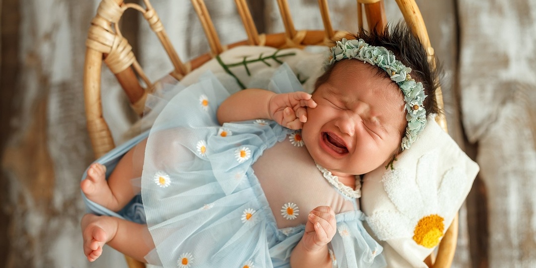 «А вы знали? 💧Новорождённый может громко плакать — но глаза останутся сухими