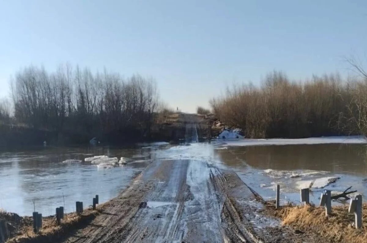    В Тюменской области растет число подтопленных дорог