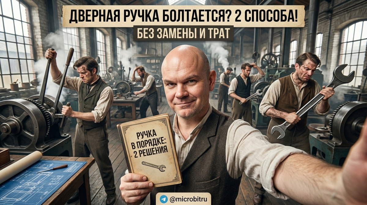    Устранение люфта ручки двери без необходимости ее замены — просто и эффективно. as7