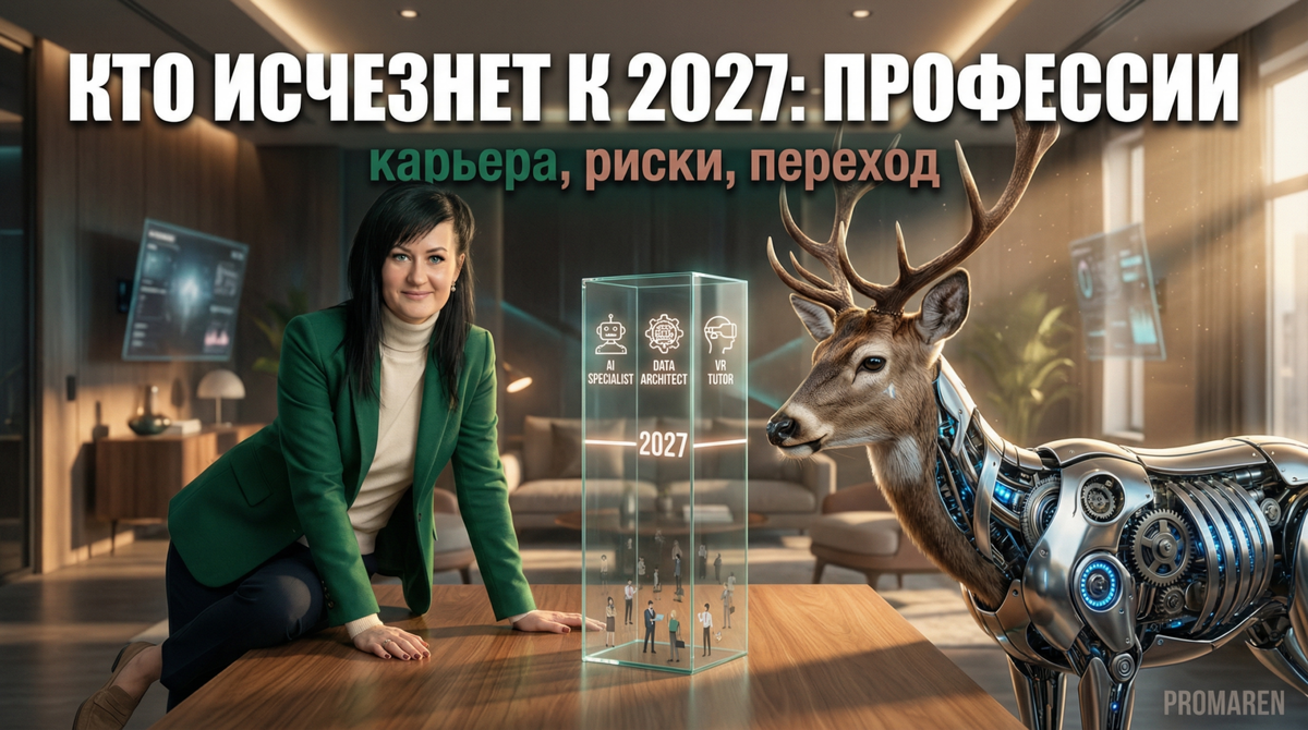    Какие роли теряют спрос к 2027 году и где растёт потребность в AI-навыках | Марина Погодина, PROMAREN Марина Погодина