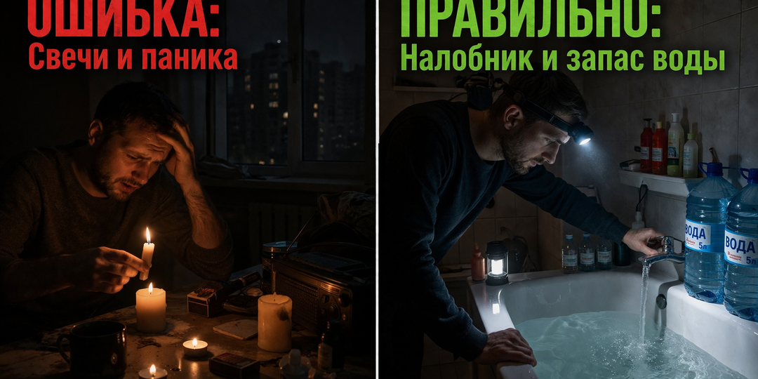 Отключили свет: чек-лист из 10 действий в первые 30 минут