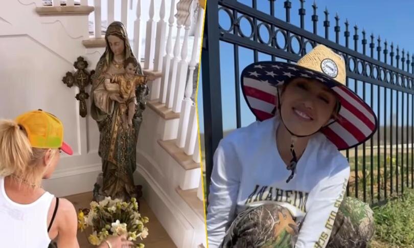    Источник: Социальные сети | Гвен Стефани и Блейк Шелтон отметили Пасху на ранчо в Оклахоме