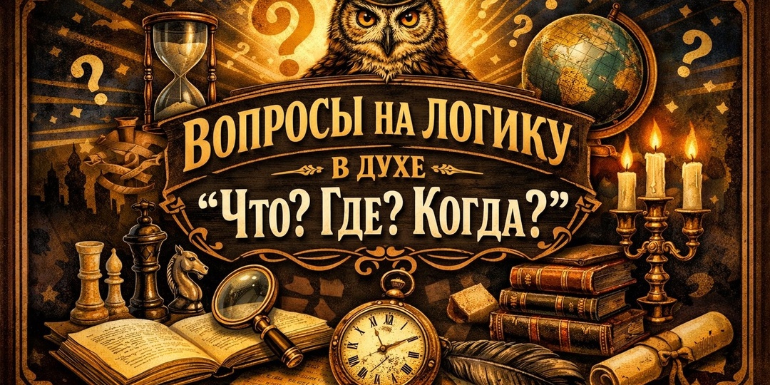 Вопросы на логику в духе "Что? Где? Когда?"