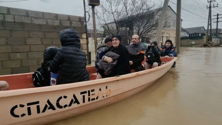    Эвакуация жителей Дербентского района / ГУ МЧС по Республике Дагестан