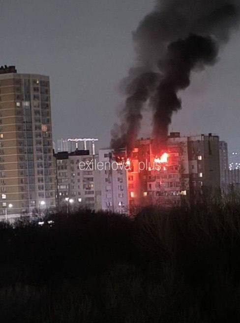 удар БПАЛ по жилому дому в Новороссийске
