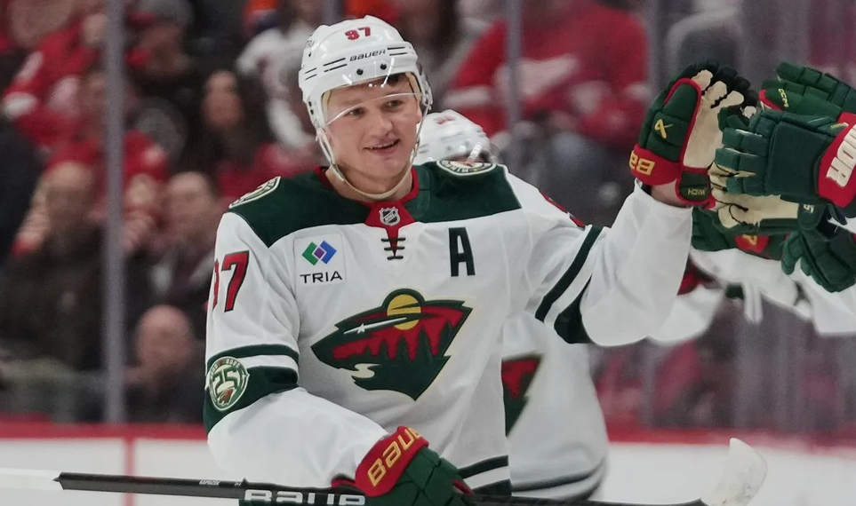 Кирилл Капризов шестой раз в карьере забил три гола в матче НХЛ. Фото: соцсети