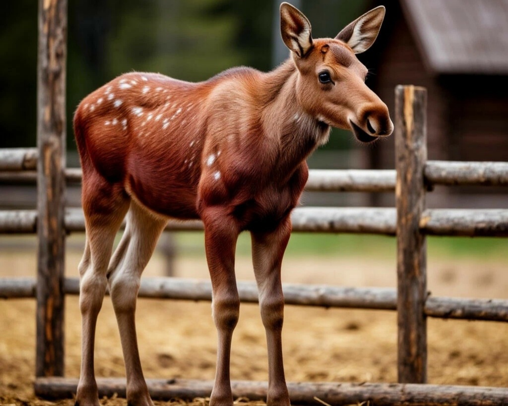 Лосёнок на кардоне у Михалыча