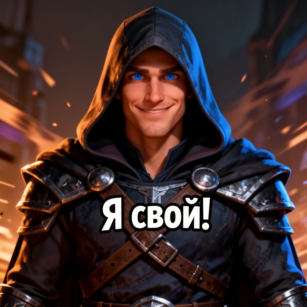 Странный незнакомец. Изображение создано нейросетью Алиса AI