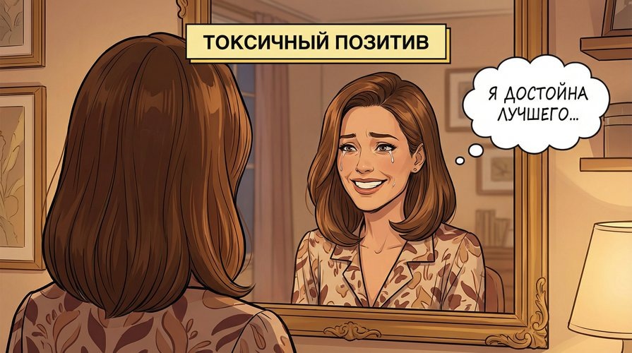 Опасность токсичного позитива и подавления эмоций из-за бывшего.