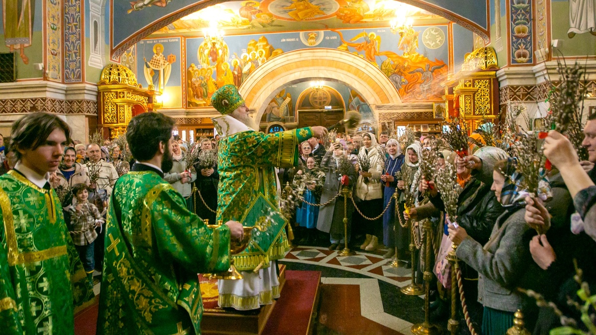    Югорчане отметили Вербное воскресенье