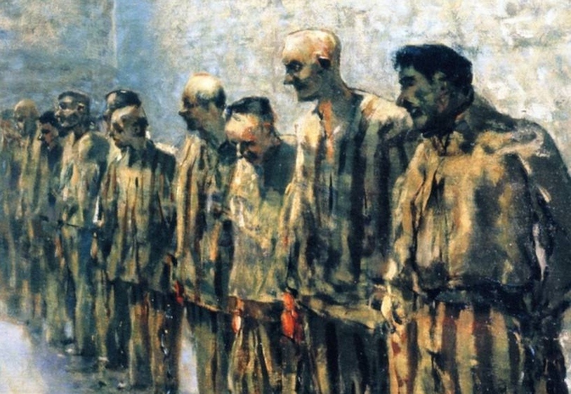     Телемако Синьорини. Тюрьма в Портоферрайо (фрагмент). 1890