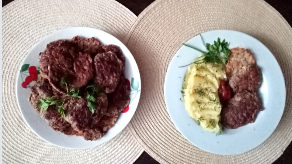 Лепешки из куриной печени 