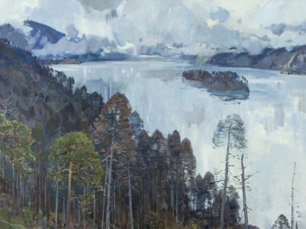 Тойво Ряннель. «Енисей. Осиновский створ». 1974