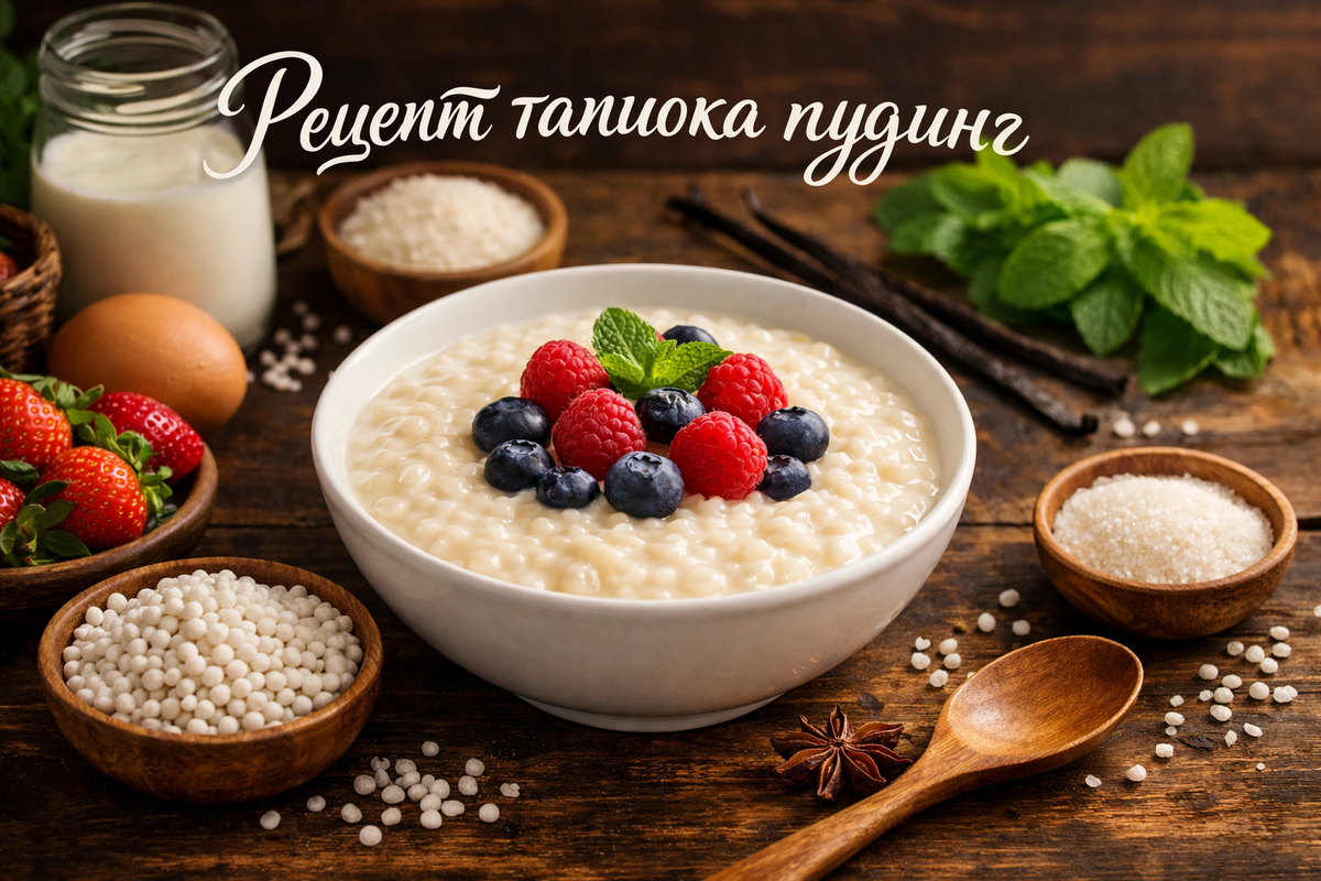 Пудинг из тапиоки 