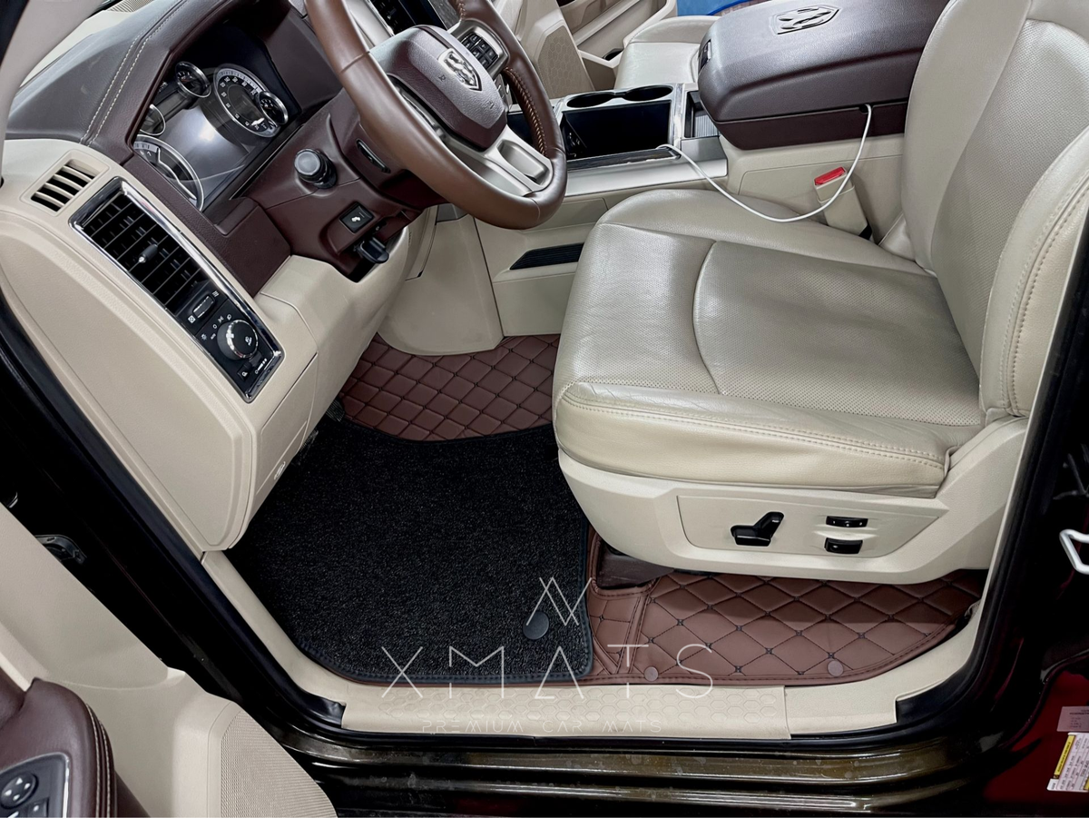 3D коврики из экокожи в салон Dodge Ram 

