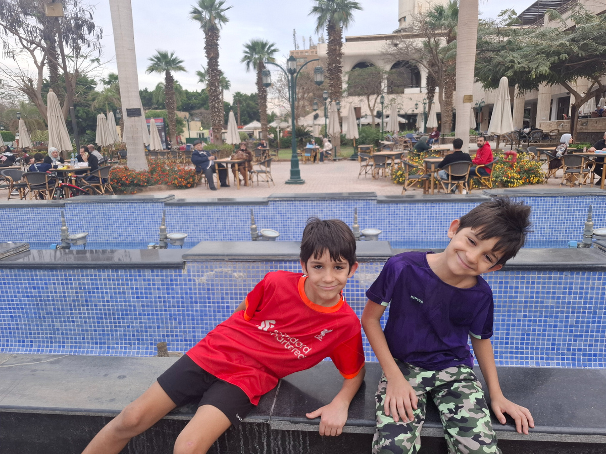 Разбавляю статью нашими семейными фотографиями. Вчера в гашем клубе